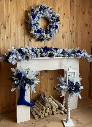 Новогодний фонарь. новогодний декор.