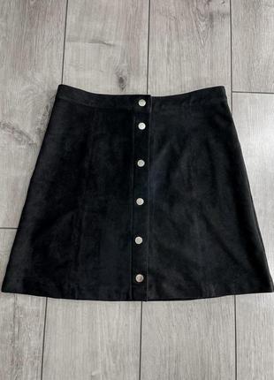Черная юбка h&m
