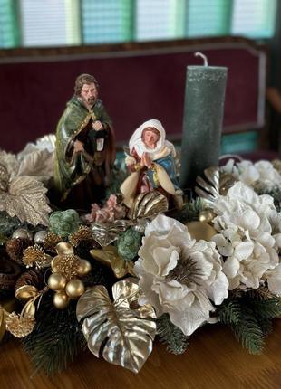 Композиція «різдвяний вертеп». рождественская композиция.