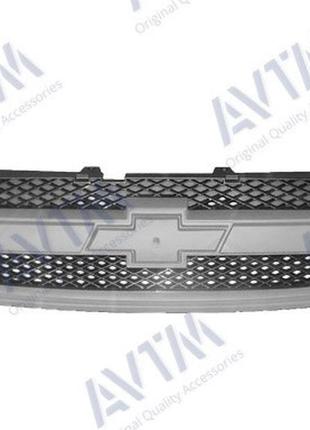 Решетка радиатора chevrolet aveo sd (t250) 2006-2012 грунтов. под покрас 96648621 без эмб шевроле авео