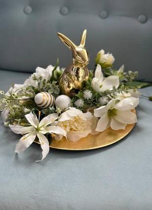 Пасхальна композиція. великодня композиція. пасхальний декор.