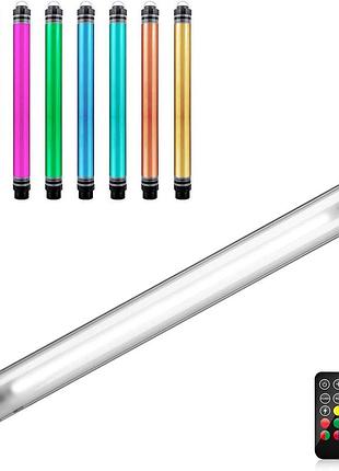 Сток световой тубус для фото сьемки luxceo p7rgb rgbw light wand 1000lm ручной фотосвет