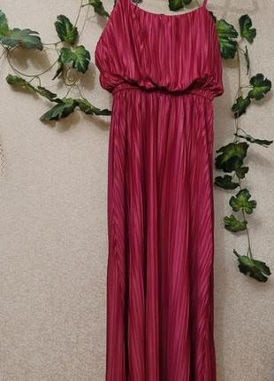 Красивое платье сарафан ,плиссе5 фото