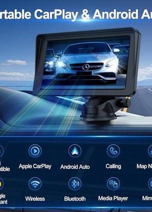 Автомагнітола hei liang h-q72,7-дюймовий екран з apple carplay android auto сток4 фото