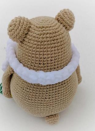 Ведмедик тедді.. вязаний мішка. подарунок під ялинку. ведмежа.4 фото