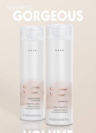 Шампунь и кондиционер gorgeous volume brae