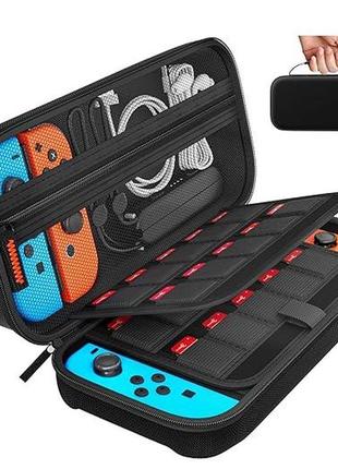 Чохол для консоль daydayup switch, сумісний із nintendo switch/switch oled, з 20 ігровими картриджами