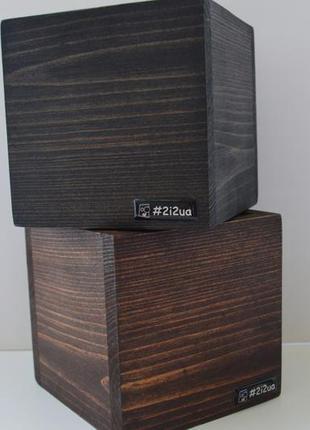 Подставка, шкатулка куб #2i2ua (графит)6 фото