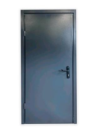 Двері вхідні вуличні "однолисова антрацит" 600*1850 мм/металеві двері тамбурні нестандартних розмірів