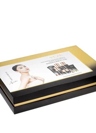 Подарочный набор косметики для ухода за лицом veze hyaluronic acid black truffle luxury 7 предметный5 фото