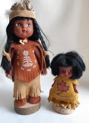 Статуэтки куклы канадские индианки коллекционный винтаж1 фото