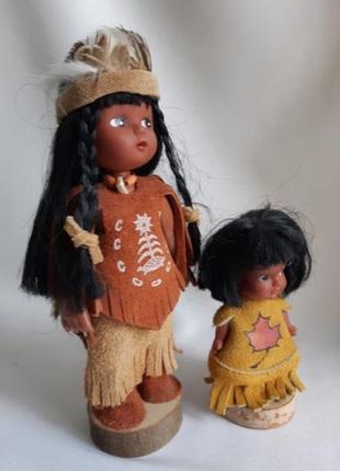 Статуэтки куклы канадские индианки коллекционный винтаж2 фото