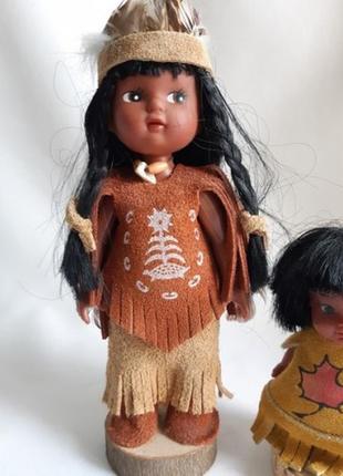 Статуэтки куклы канадские индианки коллекционный винтаж4 фото
