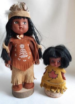 Статуэтки куклы канадские индианки коллекционный винтаж5 фото