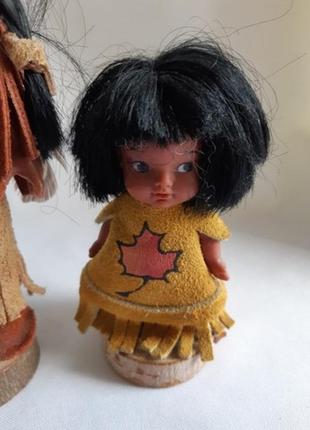 Статуэтки куклы канадские индианки коллекционный винтаж6 фото