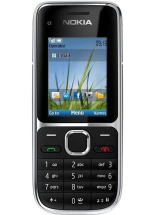 Оригінальний новий мобільний телефон nokia c2-01 black нокіа с2-0