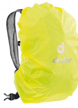 Непромокаемый чехол для рюкзака raincover mini deuter цвет 8008 neon