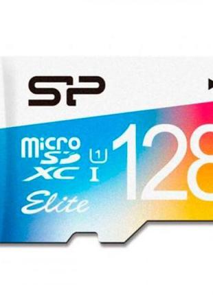 Карта памяти siliconpower elite microsdxc 128gb uhs-1 (class 10)