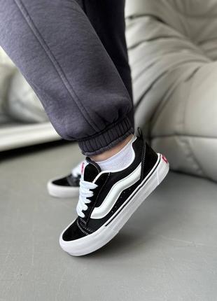 Vans knu skool black whitе