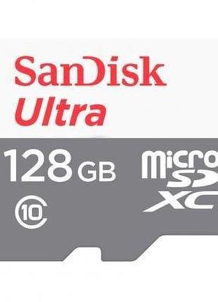 Карта памяти sandisk ultra microsdxc 128gb uhs-1 (class 10) (r-100 mb/s)