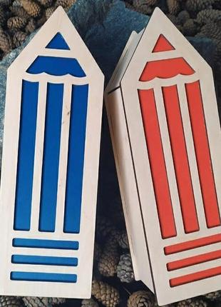 Подарочная коробка карандаш 1 сентября    33 × 10 × 9 см