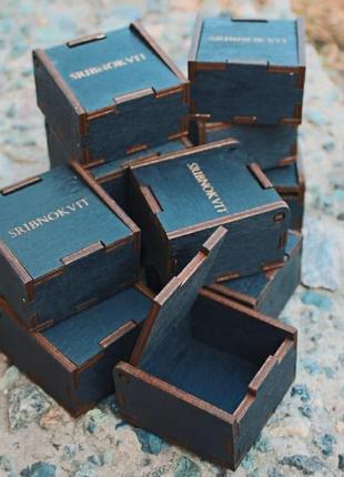 Дерев'яна коробочка для прикрас4 фото