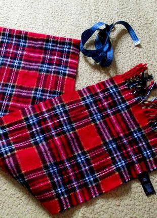 👖 чоловічий червоний шарф завжди модний шотландську клітку👖3 фото
