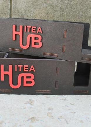 Деревянный барный органайзер