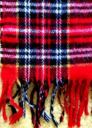 👖 чоловічий червоний шарф завжди модний шотландську клітку👖8 фото