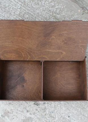 Деревянная подарочная коробка для ремня2 фото