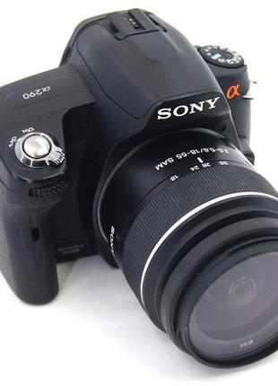 Зеркальный фотоаппарат sony alpha dslr-a290 kit - 14,2 мп - идеал !