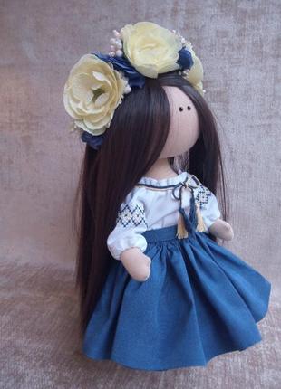 Текстильна лялька ручної роботи україночка2 фото