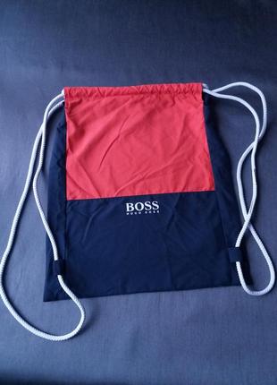 Легкий спортивний рюкзак сумка мішок від hugo boss3 фото