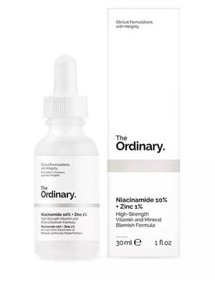 The ordinary - niacinamide 10% + zinc 1%  сыворотка с витамином b1 фото