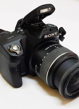 Зеркальный фотоаппарат sony alpha dslr-a390 kit - 14,2 мп - (18-55mm) - идеал !