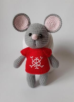 Мишеня, мишка вязана