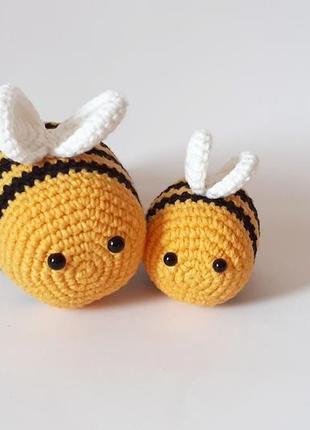 Пчелки, вязаные игрушки1 фото