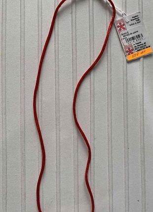 Шовковий шнурок зі срібним позолоченим замком