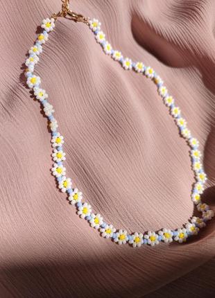 Чокер ромашки ручної роботи