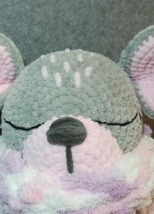 Вязаная пижамница мышка 3