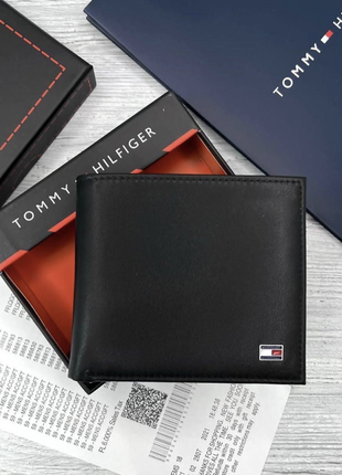 Чоловічий брендовий гаманець tommy hilfiger lux3 фото