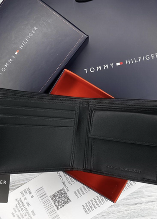 Чоловічий брендовий гаманець tommy hilfiger lux2 фото