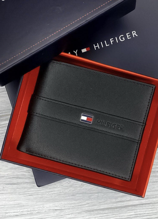 Чоловічий брендовий гаманець tommy hilfiger lux3 фото