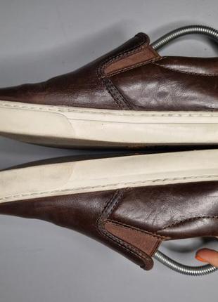 Кожаные туфли,слипоны timeberland6 фото