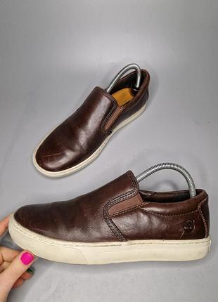 Кожаные туфли,слипоны timeberland