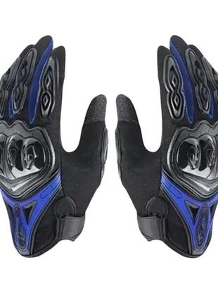 Мотоциклетные перчатки с защитой костяшек pangusaxe suomy м черно-синий
