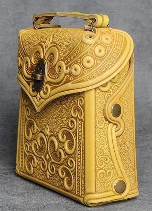 Шкіряний рюкзак ручної роботи