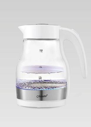 Электрочайник maestro 061-mr (2 л) белый