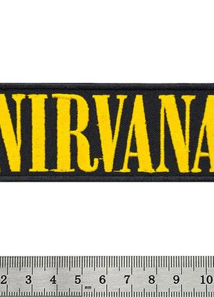 Нашивка nirvana (yellow logo)