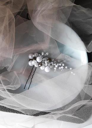 Весільна гілочка для зачіски/ весільна шпилька для волосся/ свад